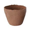 クレイポット L プランター 粘土 ナチュラル 自然 ガーデニング用品 植木鉢 オレンジ