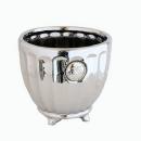 マ・シェリ Planter(Silver) 北欧 おしゃれ フラワーポット プランター 銀色