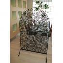 ファーン スクリーン アイアン パーテーション おしゃれ 植物モチーフ シック センシティブ