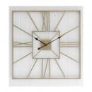 シャンパーニュ・アイアンクロック アンティーク調 壁掛け 時計 アイアン 電池 幅64