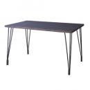 ダイニングテーブル モダン シンプル 天然木 アイアン ナチュラル おしゃれ 幅120