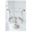 ブラン・ハープチューブスベース ディスプレイ 花瓶 フラワーベース グリーン 一輪挿し ガラス