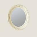 丸型アンティーク調クラシックミラー 鏡(S アイボリー) ヨーロピアン レトロ お洒落