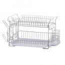 水切りラック 2個セット ステンレス シルバー シンプル キッチン用品 ラック 便利 幅55.5