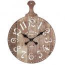 カッティングボード・クロック 壁掛け 時計 電池 おしゃれ アンティーク調 温もり ナチュラル