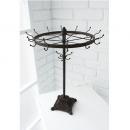 アクセ・ロテーティングスタンド ディスプレイタワー おしゃれ アンティーク調 ブラック