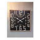 ウォールクロック 時計 木製 おしゃれ アンティーク調 壁掛け 電池 ブラック かっこいい