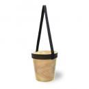 ハンギングポットバスケットD-M 2個セット バイカラー ビニール おしゃれ かご 直径15