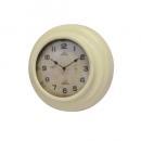 リバイバルクロックA-IV 掛け時計 アンティーク調 アイボリー おしゃれ メタル 直径36