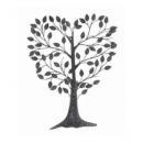 ウォールデコ ハートツリー 可愛い アイアン レトロインテリア アンティーク 北欧風  リビング玄関