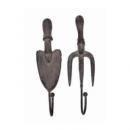 アンティーク ウォールフック ガーデニング レトロ おしゃれ 雑貨  2Pセット