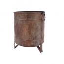 ラスティックドラムカンBR-L アンティーク調 プランター 鉢 ディスプレイ おしゃれ