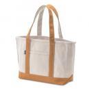 amie キャンバストートL マスタード バッグ ナチュラル コットン おしゃれ 幅42