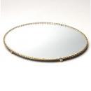 ミラートレイ(ゴールド) L 2個セット アンティーク調 アイアン 鏡 おしゃれ 上品 幅22