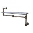 プラミング1シェルフB-L 棚 おしゃれ 無骨 かっこいい パイプ ウォールシェルフ