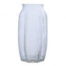 フラワーベース 花瓶 クリア ガラス おしゃれ 綺麗 花器 高さ22