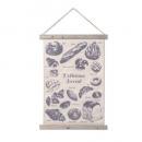 タペストリー ウォールデコレーション 壁掛け ポスター おしゃれ ホワイト キャンバス 高さ83