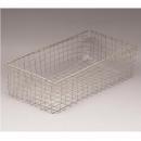 バスケットM アイアン 収納ケース ワイヤー シンプル かわいい ホワイト おしゃれ かご 幅21