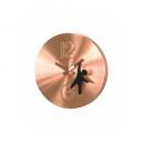 エッジ壁掛け時計 30cm ハンギングマン かわいい おしゃれ カッパー ウォールクロック ラウンド