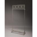 ハンガーラック アンティーク調 シャビー ホワイト ハンガースタンド ディスプレイ 高さ150