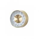 エッジ壁掛け時計 21cm アーバンテイスト ゴールド おしゃれ エレガント ラウンド