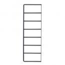 シェルフブラケット7段S アイアン ブラック DIY シンプル ブラケット 奥行18