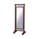 ミラー ミディアムブラウン シンプル 木製 ミンディ ナチュラル 天然木 鏡 高さ160