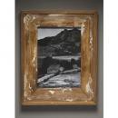 ポスターフレーム アンティーク調 木製 ブラウン おしゃれ 写真 壁掛け シャビー 高さ44