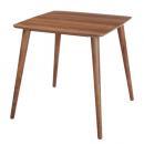 トムテダイニングテーブル 木製 ラバーウッド ナチュラル 天然木 ブラウン 高さ70