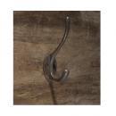 フック ダブル アンティーク調 おしゃれ シンプル ブラス ブロンズ 小物掛け 奥行3