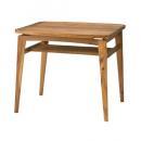 ヴァルト ダイニングテーブル ミディアムブラウン シンプル 木製 ナチュラル 天然木 幅80