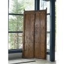 ドア 木製 ミディアムブラウン アンティーク調 シャビー 窓 おしゃれ 飾り 高さ182