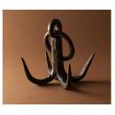 アンカー アクセサリースタンド フック ディスプレイ アンティーク調 おしゃれ 木製 高さ12