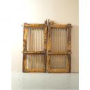 ゲート 木製 オレンジ ブラウン アンティーク調 シャビー 扉 おしゃれ 飾り 高さ105