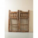 ゲート 木製 ミディアムブラウン アンティーク調 シャビー 扉 おしゃれ 飾り 高さ105