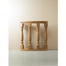 柵 フェンス 木製 ミディアムブラウン アンティーク調 シャビー おしゃれ 飾り 高さ88