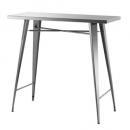 カウンターテーブル ステンレス シルバー シンプル おしゃれ 机 高さ100