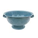 コランダー水切り用ボウル  ホーロー ブルーグレー おしゃれ キッチン 北欧 ナチュラル