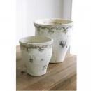 フラワーポット プランター 陶器 アンティーク調 通販