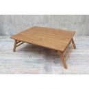 アウトドアキャンプピクニックお花見 ミニテーブル大 ウッド竹 折りたたみコンパクト ナチュラル可愛い