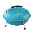 雑誌掲載!コンロ BBQアウトドアキャンプ スモーク燻製 カラフルターコイズ おしゃれ コンパクト