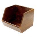 スタッキングボックス ブラウン 木製 アンティーク調 ハンドメイド 収納 幅20