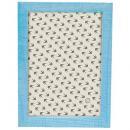 カローレフレームH 木製 アンティーク シャビーブルー A4 シンプル 壁掛けディスプレイ