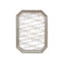 キトフォトフレームD　アンティークシルバー ゴージャス ヨーロピアン 八角形 風水 ディスプレイ