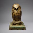 ふくろうのオブジェ アンティーク調  おしゃれ 通販