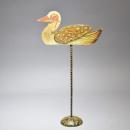 水鳥のキャンドルスタンド アンティーク調  通販