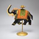 象のスタンドオブジェ アンティーク調  通販