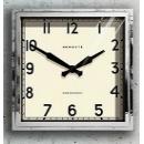 掛け時計 シンプル おしゃれ アンティーク ガラス シルバー モダン 幅40