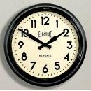 掛け時計 ガラス モダン おしゃれ ブラック アンティーク シンプル 直径60