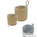 エスニックバスケット ナチュラル かご 収納 持ち手付き ガーデニング  通販